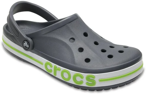 Crocs Bayaband Clog - Gray - Leather Sandals