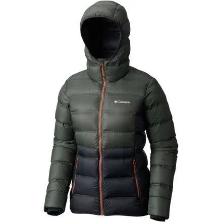 Columbia Women's Explorer Falls Hooded Jacket - Small - Black - Gravel