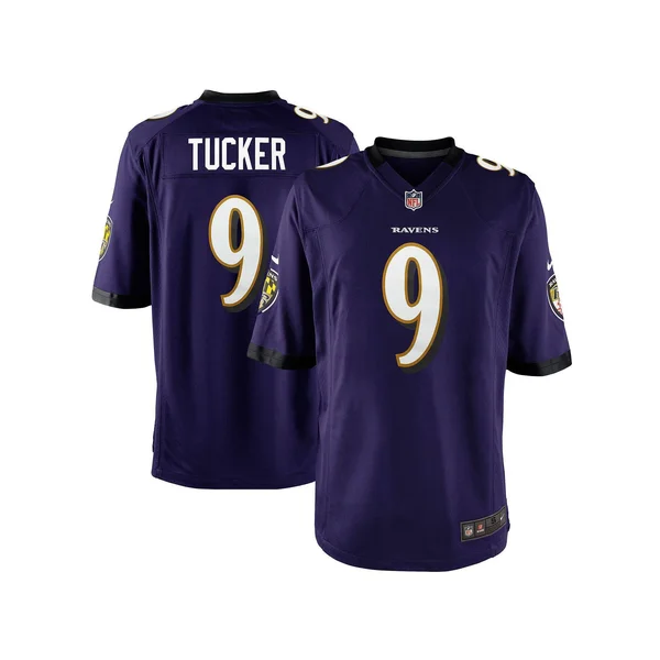 Nike Justin Tucker Baltimore Ravens Youth Purple Team Color Game Jersey Size: Small