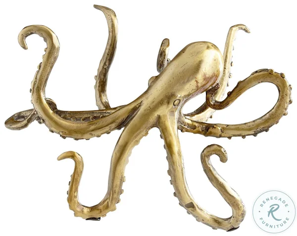 Octopus Shelf Decor - Cyan Design 11239