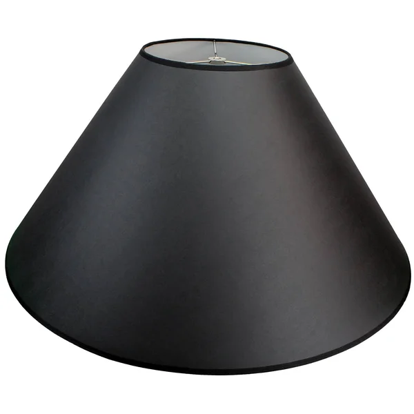 Fenchel Shades - 8x22 Top Diameter x 24x22 Bottom Diameter x 14 Slant, (Spider Attachment) Empire Lamp Shade - (Paper Black Matt