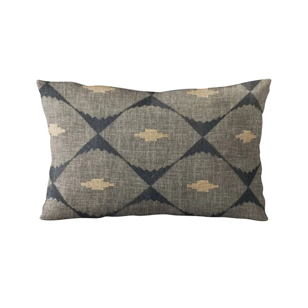 Plutus 16x22 x 16x22 Cubes Diamond Luxury Throw Pillow in Blue