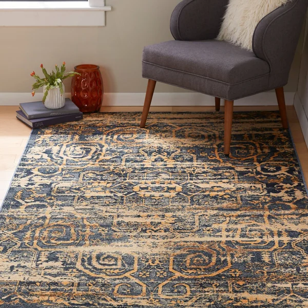 Mohawk Home 9' x 12' Prismatic Horatio Area Rug in Black