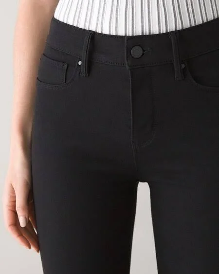 Women's High-Rise Sculpt Skinny Flare Jeans - Black, Size 16 - Regular by White House Black Market