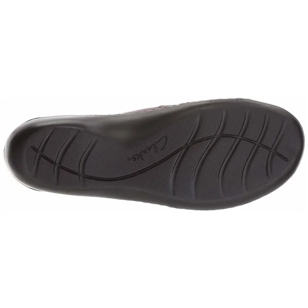 Clarks Ashland Lane Q Women's Shoes - 9 Wide, Burgundy