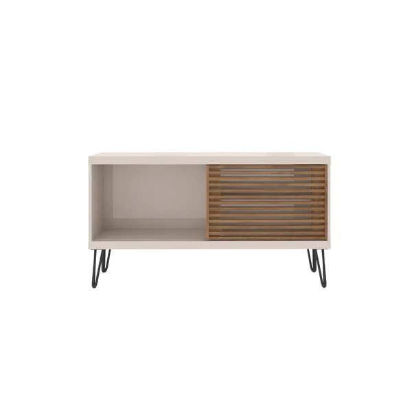 Bertolini Frizz TV Stand - White/Buriti