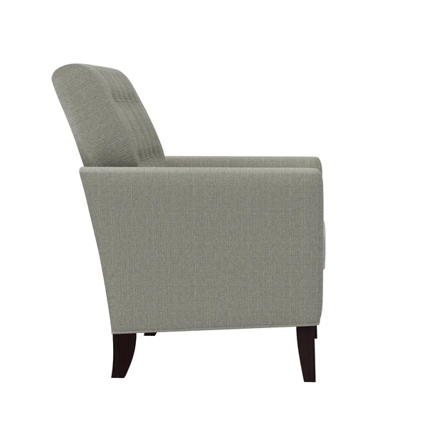 Copper Grove Larrea Button-Tufted Modern Arm Chair - Mustard Yellow