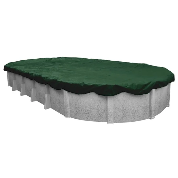 Robelle Dura-Guard Oval Pool Winter COVER - Size: 15 x 30 ft Pool, Green