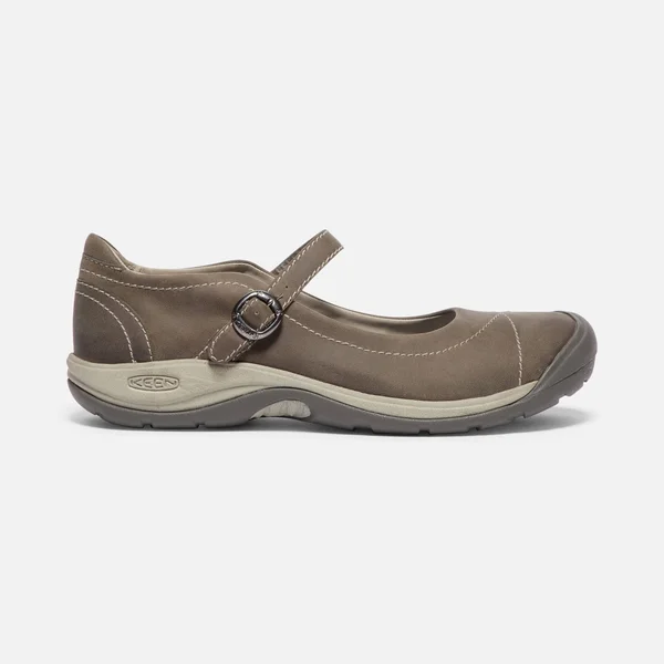 Keen Women's Presidio II Mary Jane Shoes Size 5 - In Paloma/Silver Birch