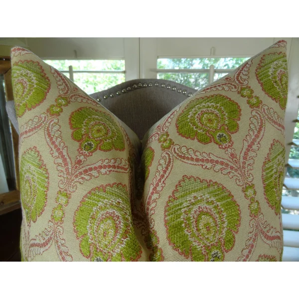 Plutus Tulip Handmade Throw Pillow Double Sided 16x22 x 16x22