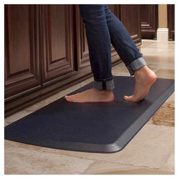 GelPro Elite Quill Atlantic Blue 20 in. x 36 in. Comfort Kitchen Mat