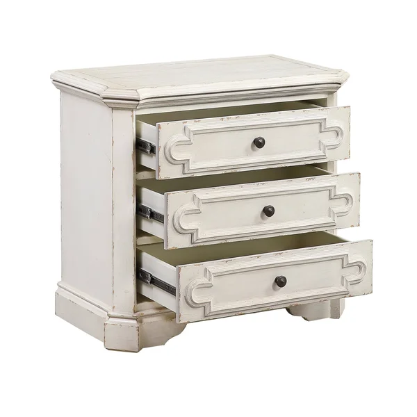 Coast to Coast Three Drawer Chest - White