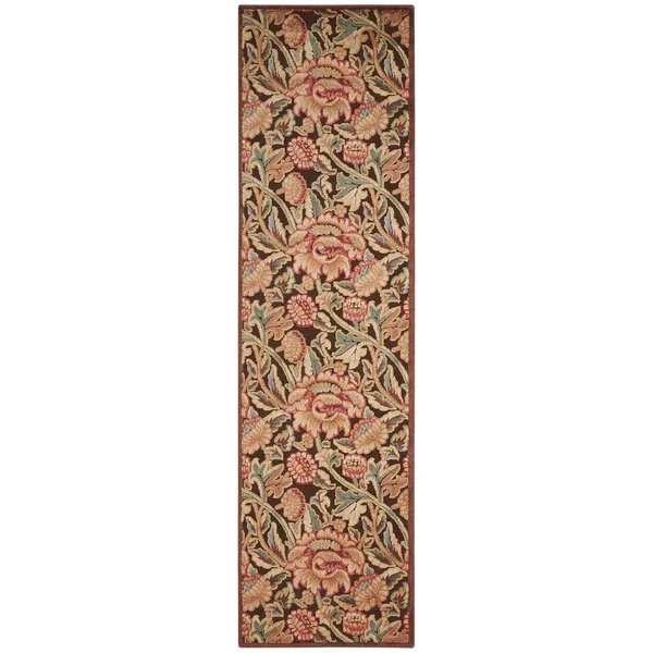 Nourison Graphic Illusions GIL10 Brown Rug - 2 ft 3 in x 8 ft