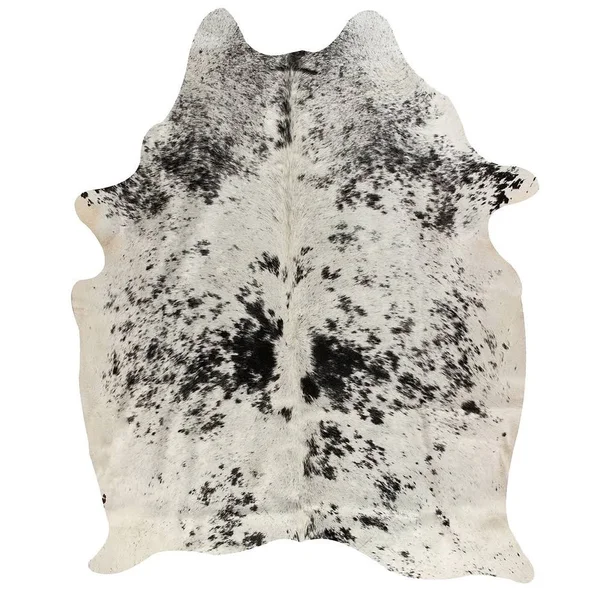 Natural 676685001252 6 x 7 ft. Kobe Cowhide Rug - Salt Pepper Chocolate & White