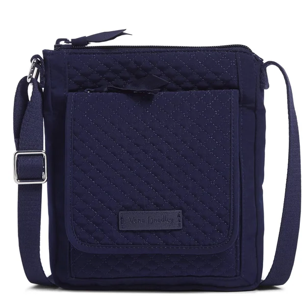Vera Bradley : RFID Mini Hipster in Microfiber Classic Navy