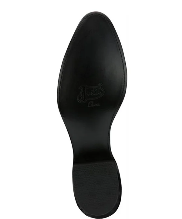 Justin Men's London Cowboy Western Boots - Black