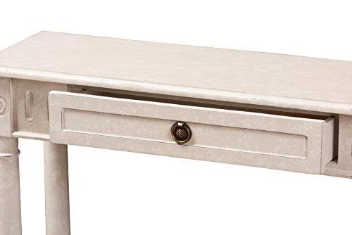 Baxton Studio Canina Console Table - Whitewash
