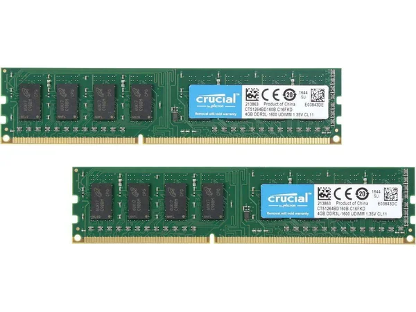Crucial Memory CT2K51264BD160B 8GB DDR3L