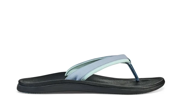 Olukai Punua Women's Beach Sandals Cloud Blue - Black - 10