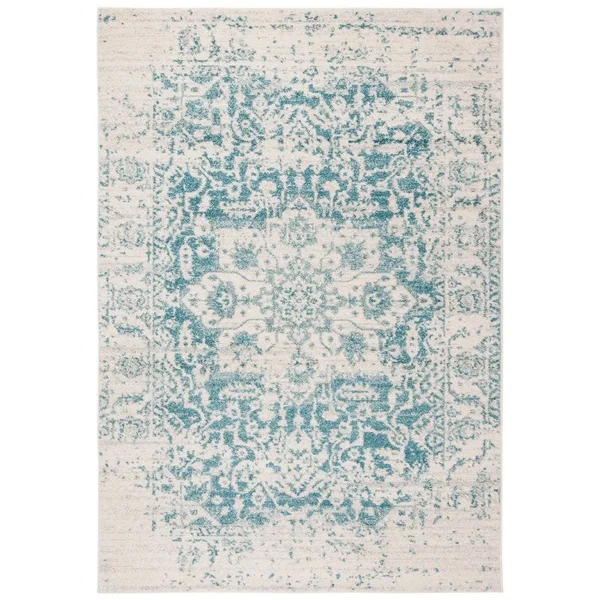 Safavieh Madison Rug Collection MAD603G - Silver, Ivory - 12& x 18&