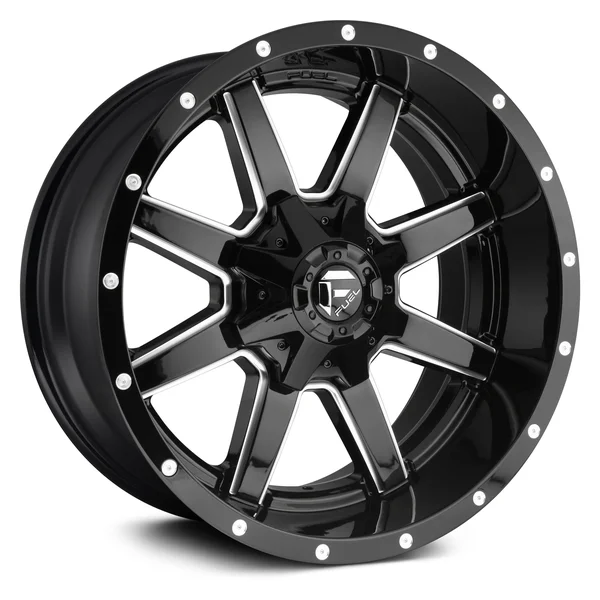 18x9 Fuel D610 Maverick Gloss Black Milled D61018909855