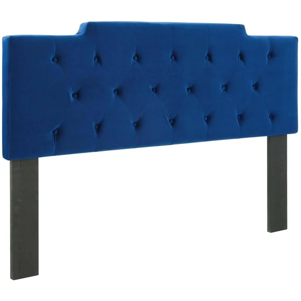 Modway Juliet Tufted King/California King Performance Velvet Headboard - Navy