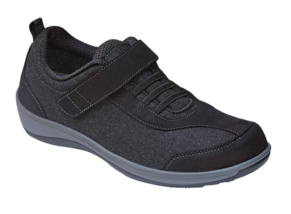 Women'S Orthopedic Casual Shoes, Volcano OrthoFeet, 9, Medium, Black