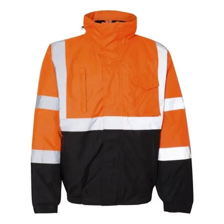 New - Iwpf - Kishigo - Economy Bomber Jacket, Men's, Size: 4XL, Orange