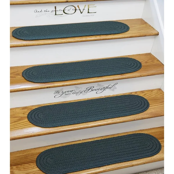 Rhody Rug Madeira Indoor/Outdoor Braided Rug - Navy - 10& Round