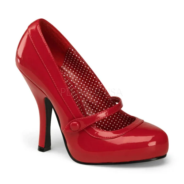 Pinup Couture CUTIEPIE-02 - White Patent