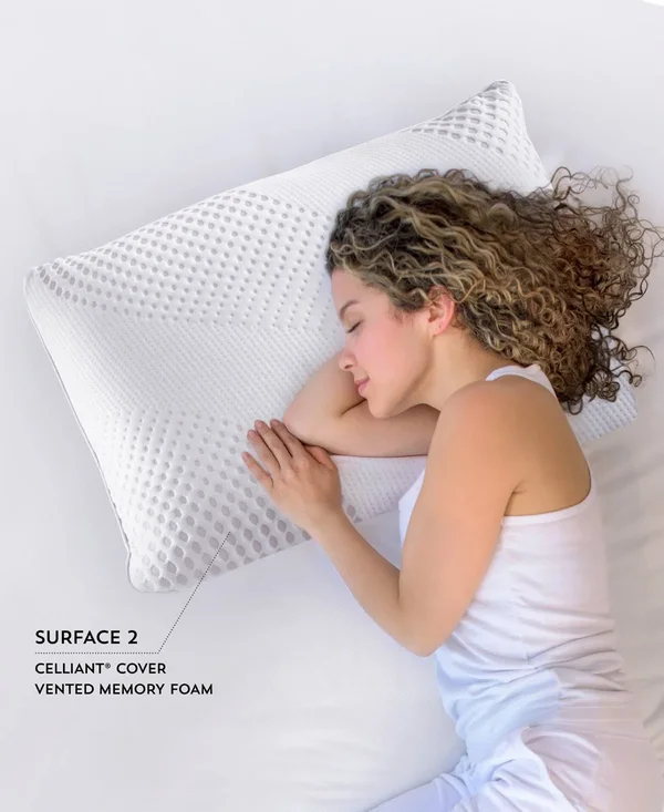 PureCare Body Chemistry SoftCell Select Pillow Queen, White