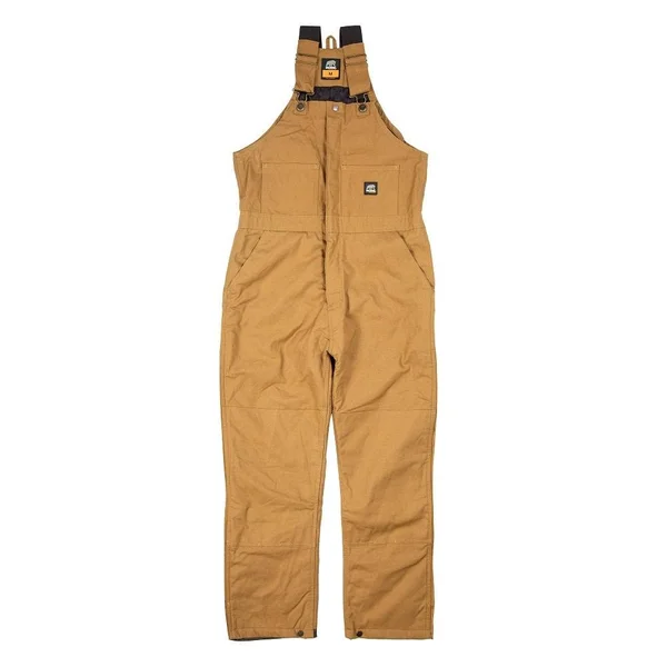 Berne Deluxe Men's Heritage Insulated Bib Overall - B415BB - 2XL Brown