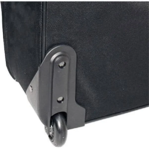 Travelers Club Skyview 6-Piece 2-Tone Luggage Set, Black