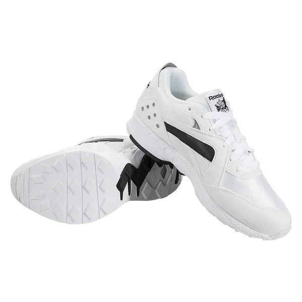 Reebok Mens Pyro Running Fitness Sneakers - White/Black, 13