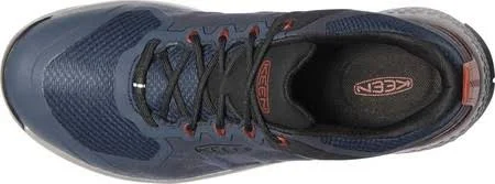 Keen Men's Explore Waterproof Shoe - 11.5 - Blue Nights, Picante