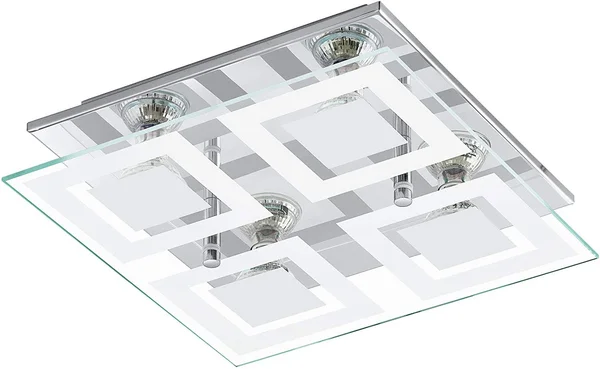 Eglo Wall Lighting, Steel, Silver 94226