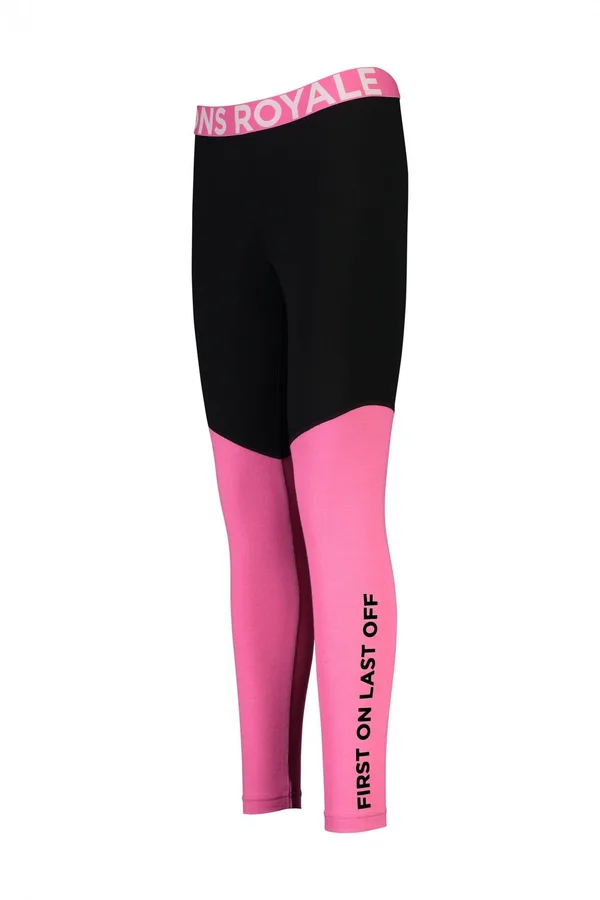 Mons Royale Christy Leggings Pink/Black - Xs, New