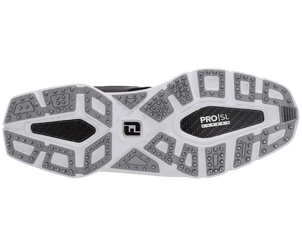 FootJoy Men's Pro|SL Carbon Spikeless Golf Shoes Size 9.5, Black