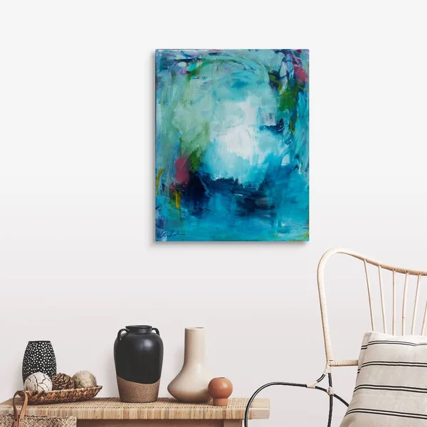 Blue As The Ocean - Canvas Wall Art, 24x30, Great Big Canvas