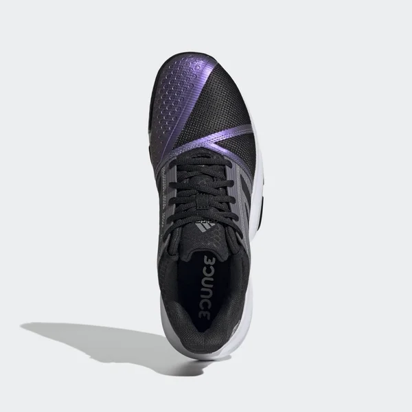 Adidas Men's CourtJam Bounce Tennis Shoes, Black