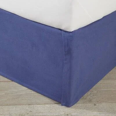 Cogswell 16x22 Bed Skirt Darby Home Co Size: Full/Queen, Color: Navy