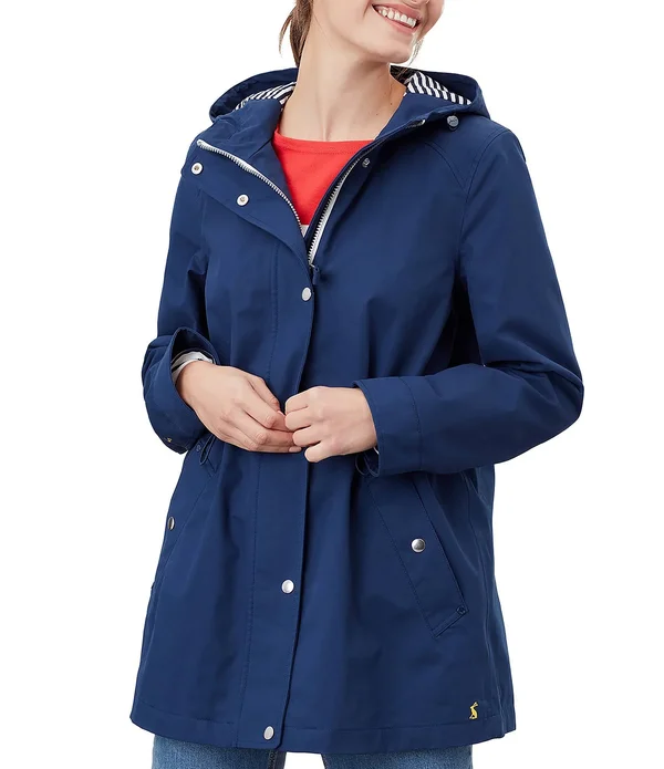Joules Shoreside Womens Waterproof Jacket - Dark Blue