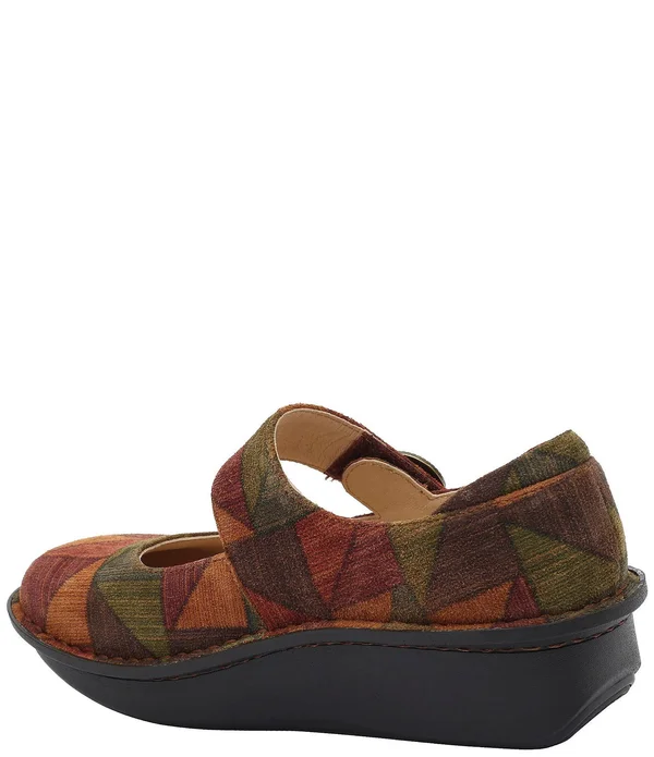 Alegria Paloma Patchwork Printed Leather Mary Janes - 39(9M)