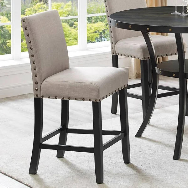 Crispin Counter Height Chair (Natural) (Set of 2) by New Classic Furniture