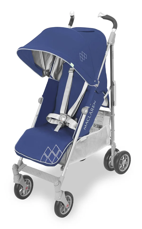 Maclaren 2018 Techno XT Stroller, Medieval Blue/Silver