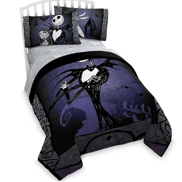Disney Nightmare Before Christmas Meant to Be Reversible Comforter (Full - Queen) - 81 x 86