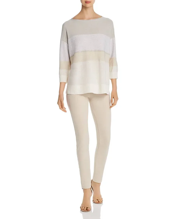 Lafayette 148 New York Acclaimed Stretch Mercer Pants - 16 - Ink