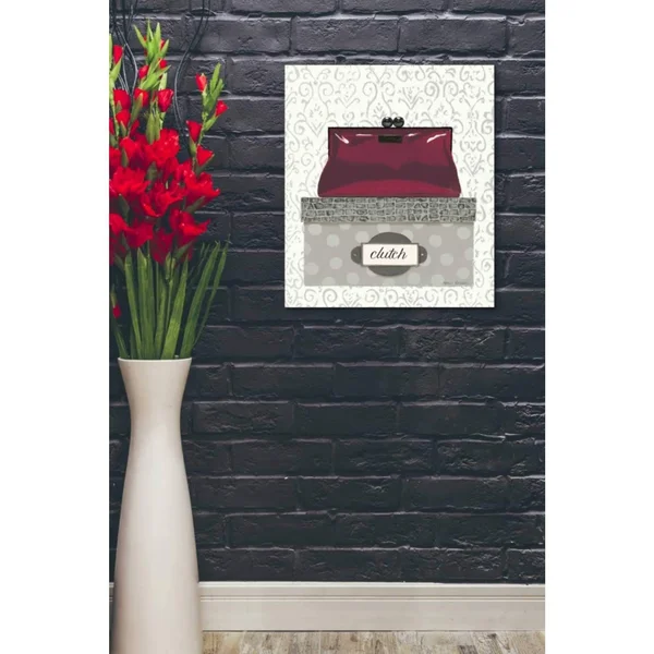 Epic Graffiti 'Tres Chic III' by Marco Fabiano - Canvas Wall Art, 26 inchx34 inch, Size: 26 x 34, Red