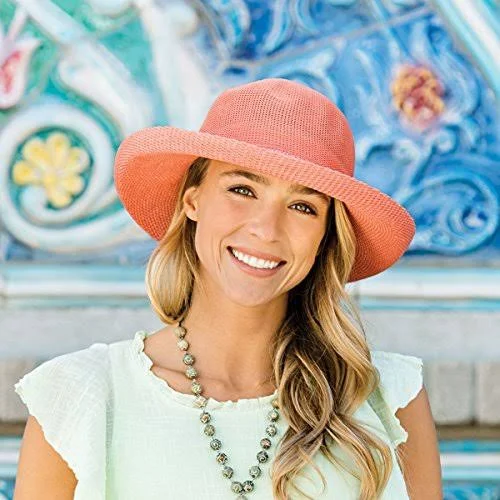 Wallaroo Women's Petite Victoria Sun Hat - Tan - Swimoutlet.com