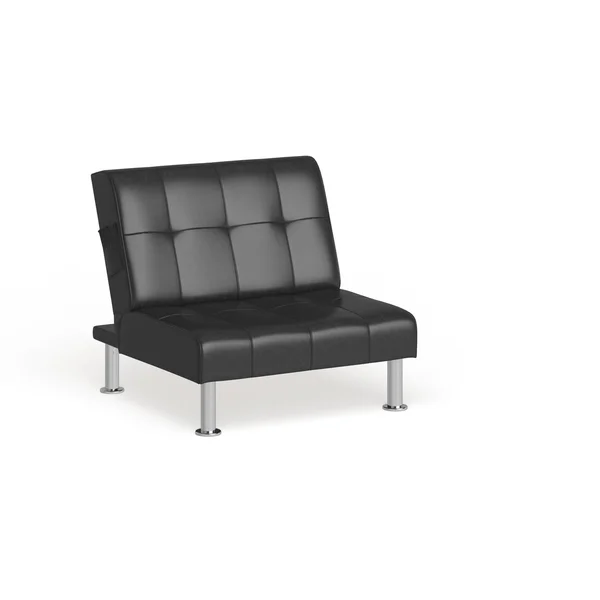 Furniture of America Oray Modern Tufted Convertible Chair with Storage Pockets - Black